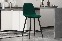 Barkrukken^Huisenthuis Barkruk Aylin – Set van 4 Groen