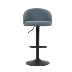 Barkrukken^Huisenthuis Barkruk Babet Bouclé – Set van 2 Blauw
