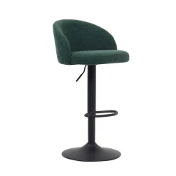 Barkrukken^Huisenthuis Barkruk Babet Bouclé – Set van 2 Groen
