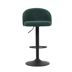 Barkrukken^Huisenthuis Barkruk Babet Bouclé – Set van 2 Groen