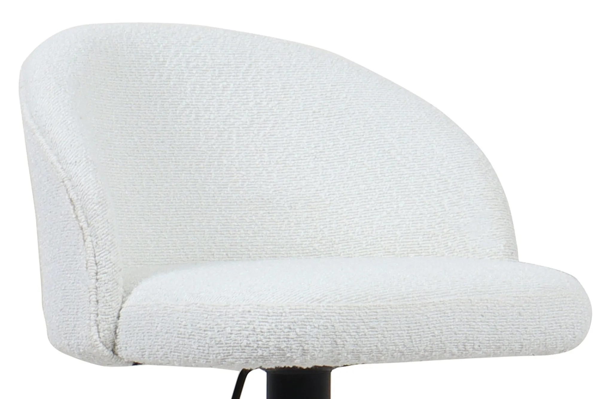 Barkrukken^Huisenthuis Barkruk Babet Bouclé – Set van 2 Wit
