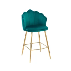 Barkrukken^Huisenthuis Barkruk Chanelle Velvet – Set van 2 Groen