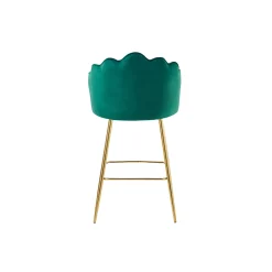 Barkrukken^Huisenthuis Barkruk Chanelle Velvet – Set van 2 Groen