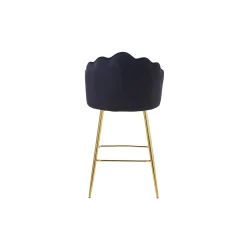 Barkrukken^Huisenthuis Barkruk Chanelle Velvet – Set van 2 Zwart