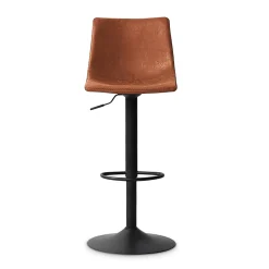 Barkrukken^Huisenthuis Barkruk Jeroen – Set van 2 Cognac