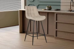 Barkrukken^Huisenthuis Barkruk Johanna Beige – Set van 2