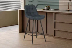 Barkrukken^Huisenthuis Barkruk Johanna Donkerblauw – Set van 2