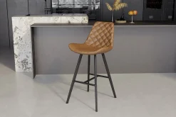 Barkrukken^Huisenthuis Barkruk Jonathan – Set van 2 Cognac