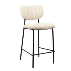 Barkrukken^Huisenthuis Barkruk Lidy Beige – Set van 2