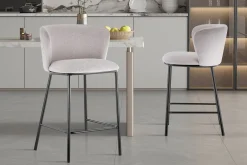 Barkrukken^Huisenthuis Barkruk Lynn – Set van 2 Beige