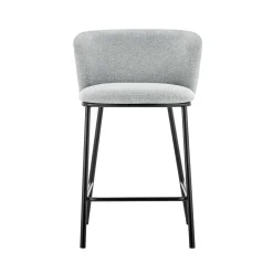 Barkrukken^Huisenthuis Barkruk Lynn – Set van 2 Lichtgrijs