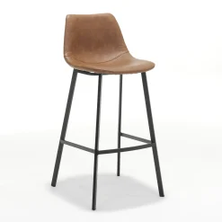 Barkrukken^Huisenthuis Barkruk Maud – Set van 2 Cognac