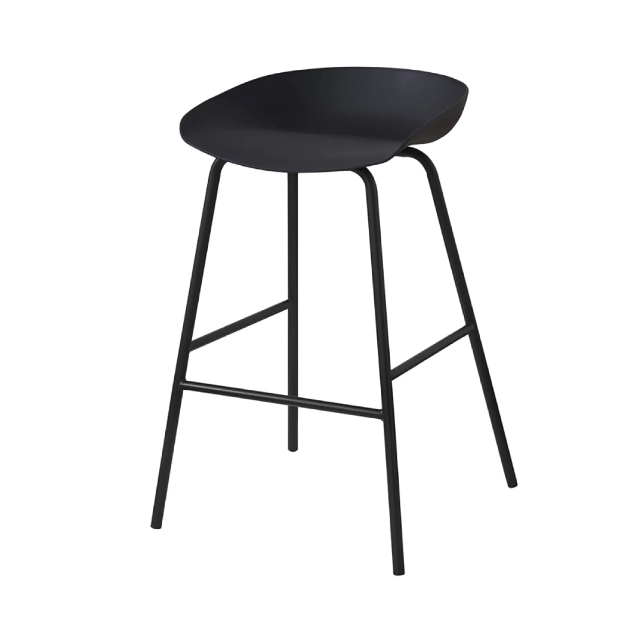 Barkrukken^Huisenthuis Barkruk Mickey – Set van 4 Zwart