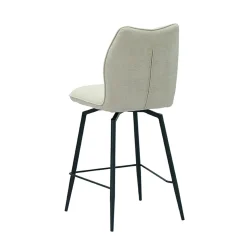 Barkrukken^Huisenthuis Barkruk Quincy Ecru – Set van 2