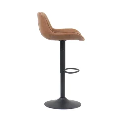 Barkrukken^Huisenthuis Barkruk Sepp – Set van 2 Cognac