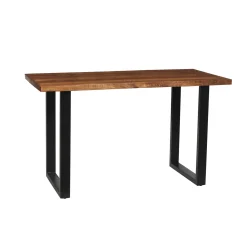 Eetkamertafels^Huisenthuis Bartafel Luka 160cm Mangolia Bruin
