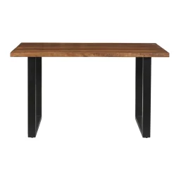Eetkamertafels^Huisenthuis Bartafel Luka 160cm Mangolia Bruin