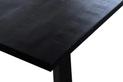 Eetkamertafels^Huisenthuis Bartafel Luka 160cm Zwart