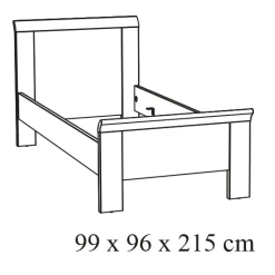 Kinderbedden^Huisenthuis Bed Benja