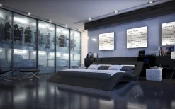 Bedden^Huisenthuis Bed Dario Zwart 180x200cm