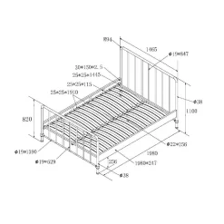 Kinderbedden|Bedden^Huisenthuis Bed Jay 140×200 cm Groen