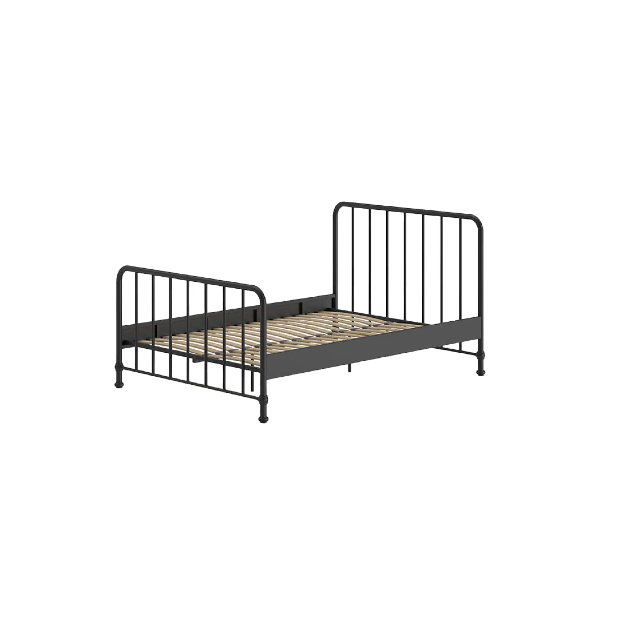 Kinderbedden|Bedden^Huisenthuis Bed Jay 140×200 cm Zwart