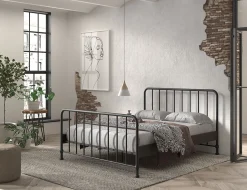 Kinderbedden|Bedden^Huisenthuis Bed Jay 160×200 cm Zwart