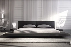Bedden^Huisenthuis Bed Joaquin 140x200cm Zwart