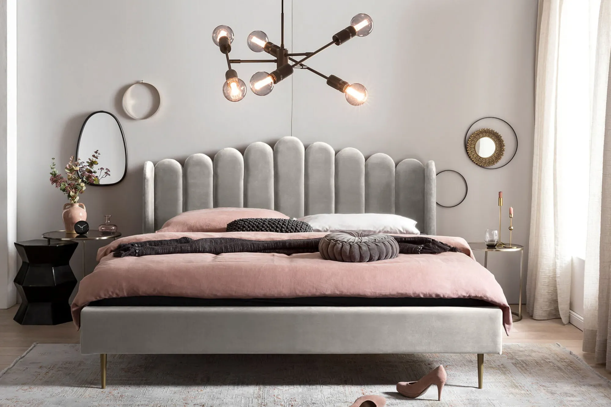Bedden^Huisenthuis Bed Kendall 180x200cm Beige
