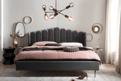 Bedden^Huisenthuis Bed Kendall 180x200cm Grijs
