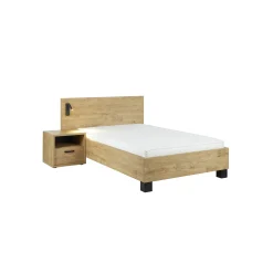 Bedden^Huisenthuis Bed Livia 90×200 cm Eiken