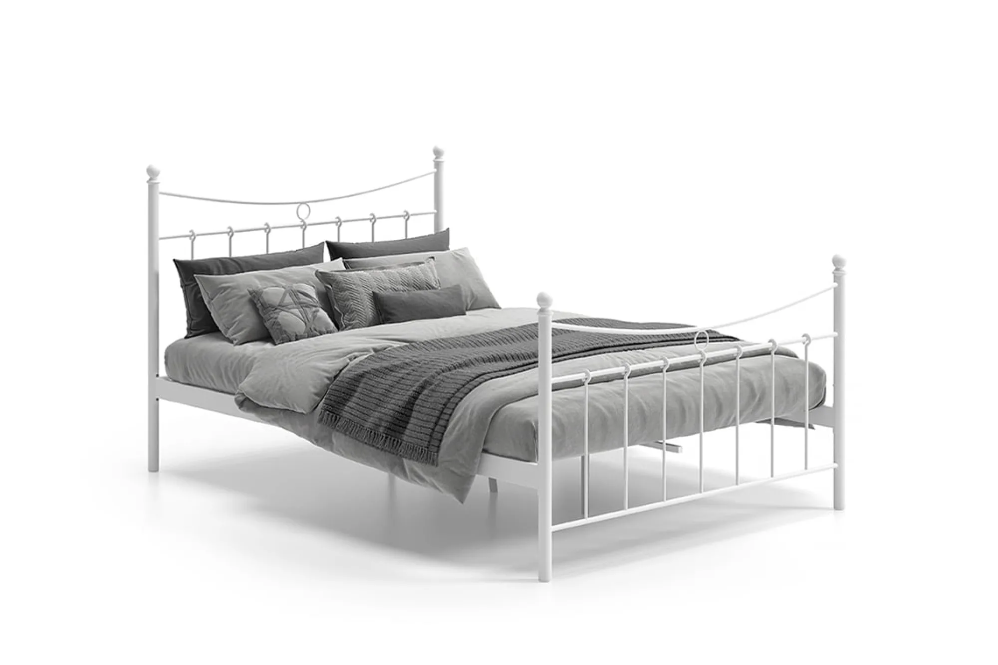 Kinderbedden|Bedden^Huisenthuis Bed Molly 140x200cm Wit