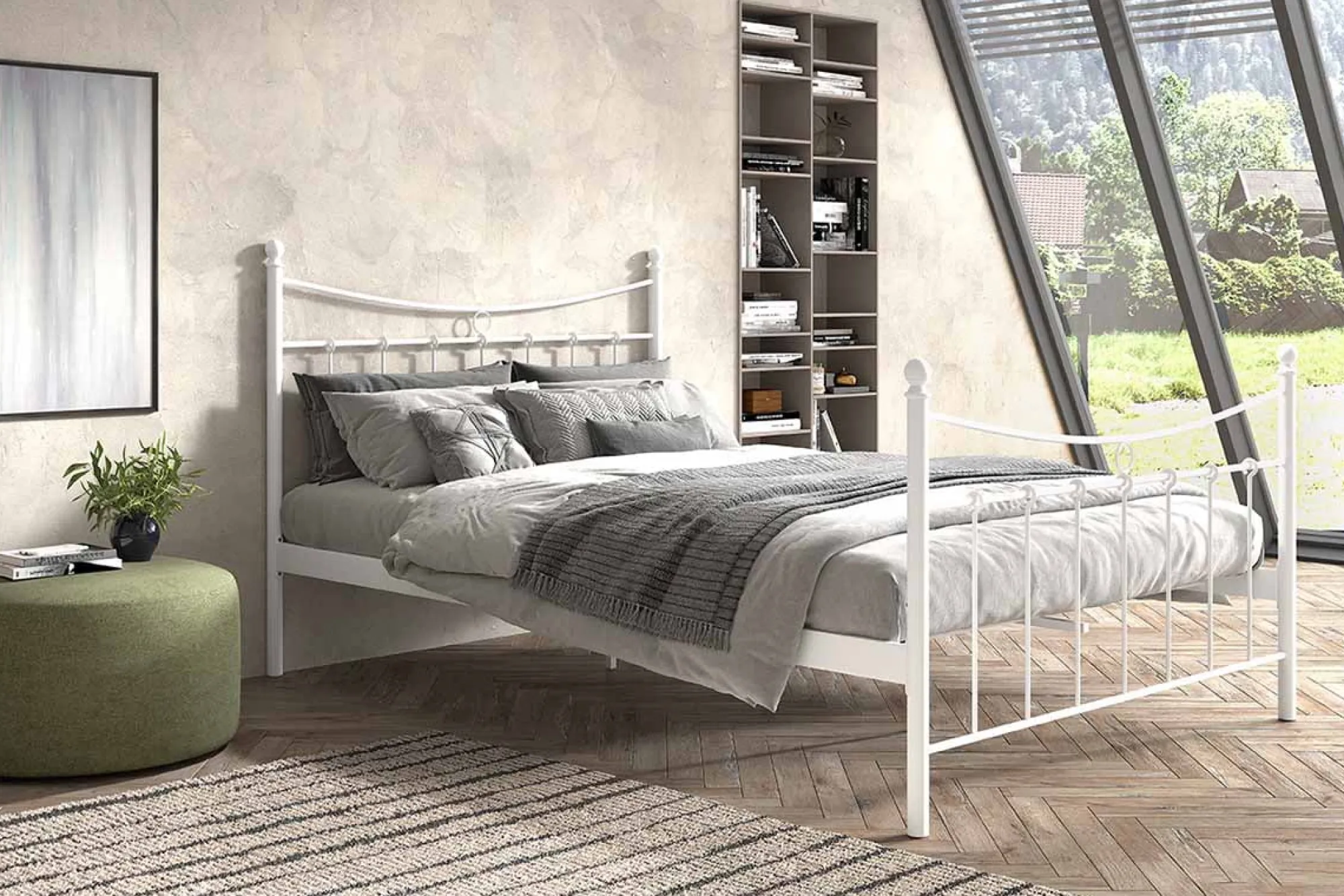 Kinderbedden|Bedden^Huisenthuis Bed Molly 140x200cm Wit