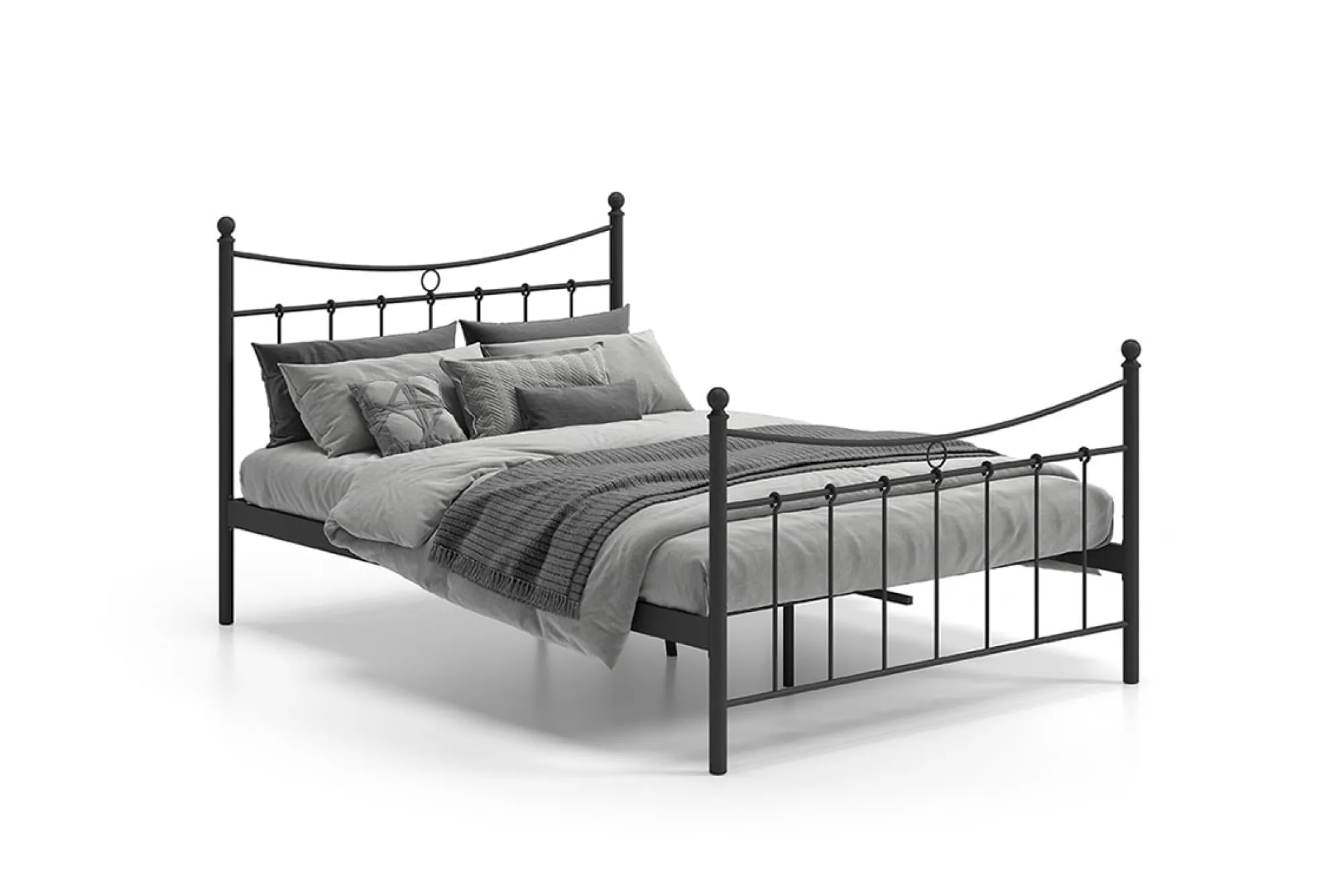 Kinderbedden|Bedden^Huisenthuis Bed Molly 140x200cm Zwart