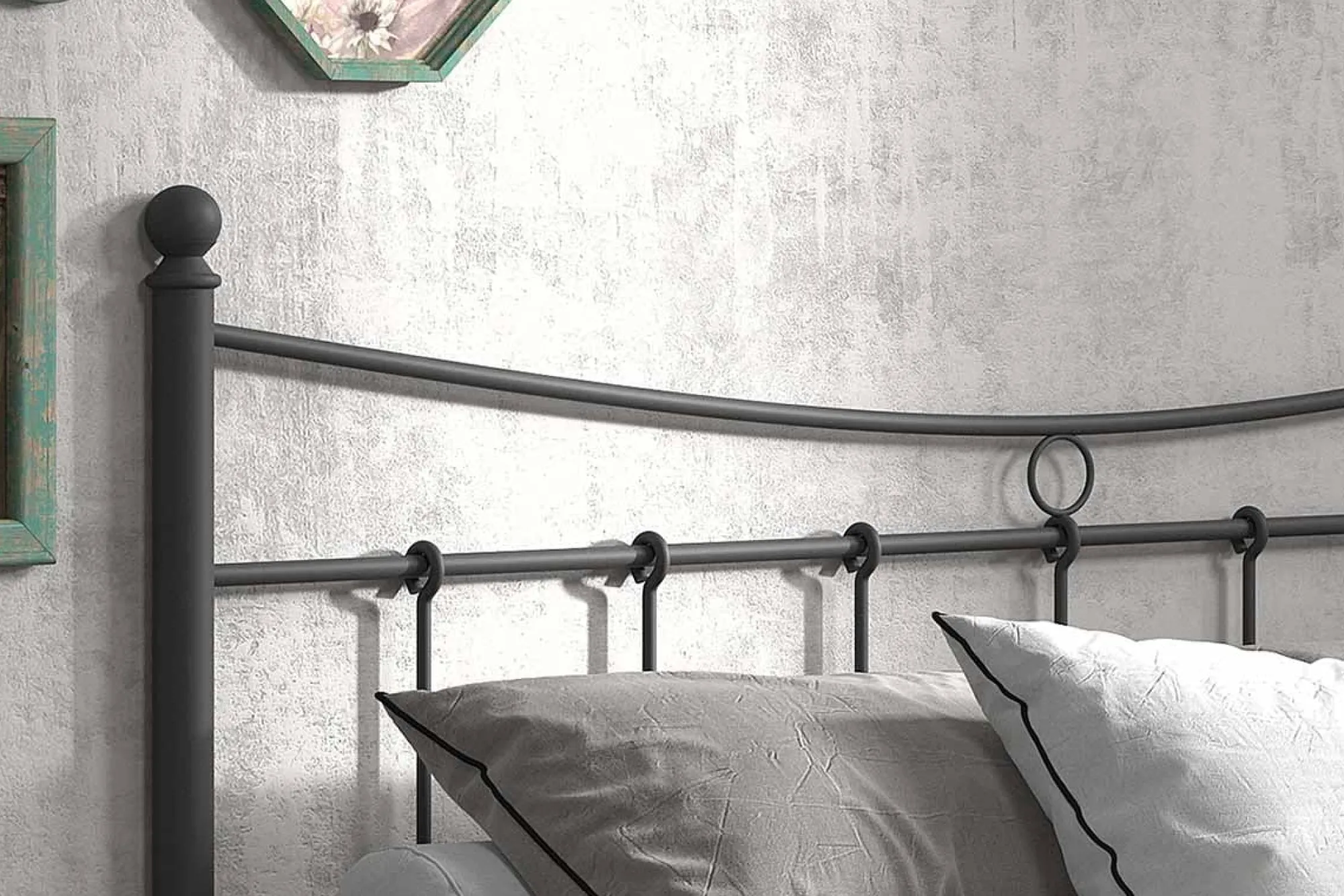 Kinderbedden|Bedden^Huisenthuis Bed Molly Zwart 160x200cm
