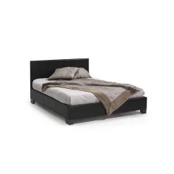 Bedden^Huisenthuis Bed Napels Zwart 140x200cm
