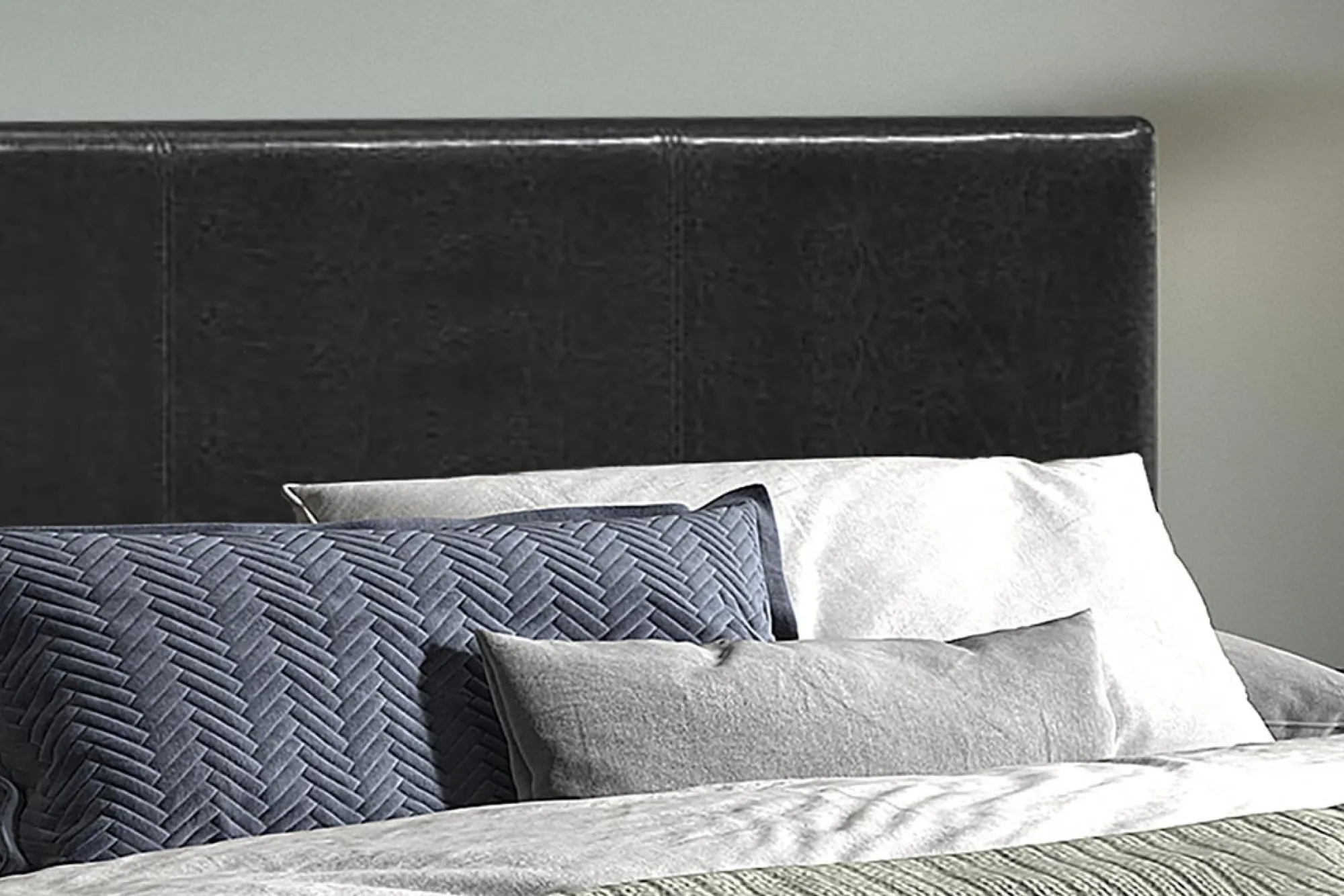 Bedden^Huisenthuis Bed Napels Zwart 160x200cm