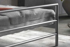 Kinderbedden|Bedden^Huisenthuis Bed Patrick Grijs 160x200cm