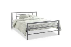 Kinderbedden|Bedden^Huisenthuis Bed Patrick Grijs 140x200cm