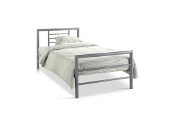 Kinderbedden|Bedden^Huisenthuis Bed Patrick Grijs 90x200cm