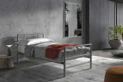 Kinderbedden|Bedden^Huisenthuis Bed Patrick Grijs 90x200cm