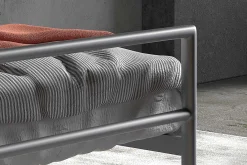 Kinderbedden|Bedden^Huisenthuis Bed Patrick Grijs 90x200cm