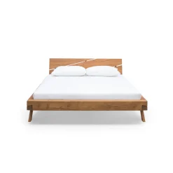 Bedden^Huisenthuis Bed Resi Vurenhout 140x200cm