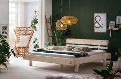 Bedden^Huisenthuis Bed Vaughn Sparrenhout 140x200cm