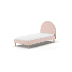 Kinderbedden|Bedden^Huisenthuis Bed Victoria Bouclé 90×200 cm Roze
