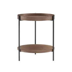 Bijzettafels^Huisenthuis Bijzettafel Kyoto 44 cm Walnoot