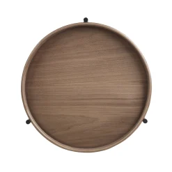 Bijzettafels^Huisenthuis Bijzettafel Kyoto 44 cm Walnoot
