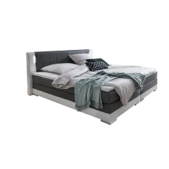 Bedden^Huisenthuis Boxspring Isolde Grijs 180x200cm