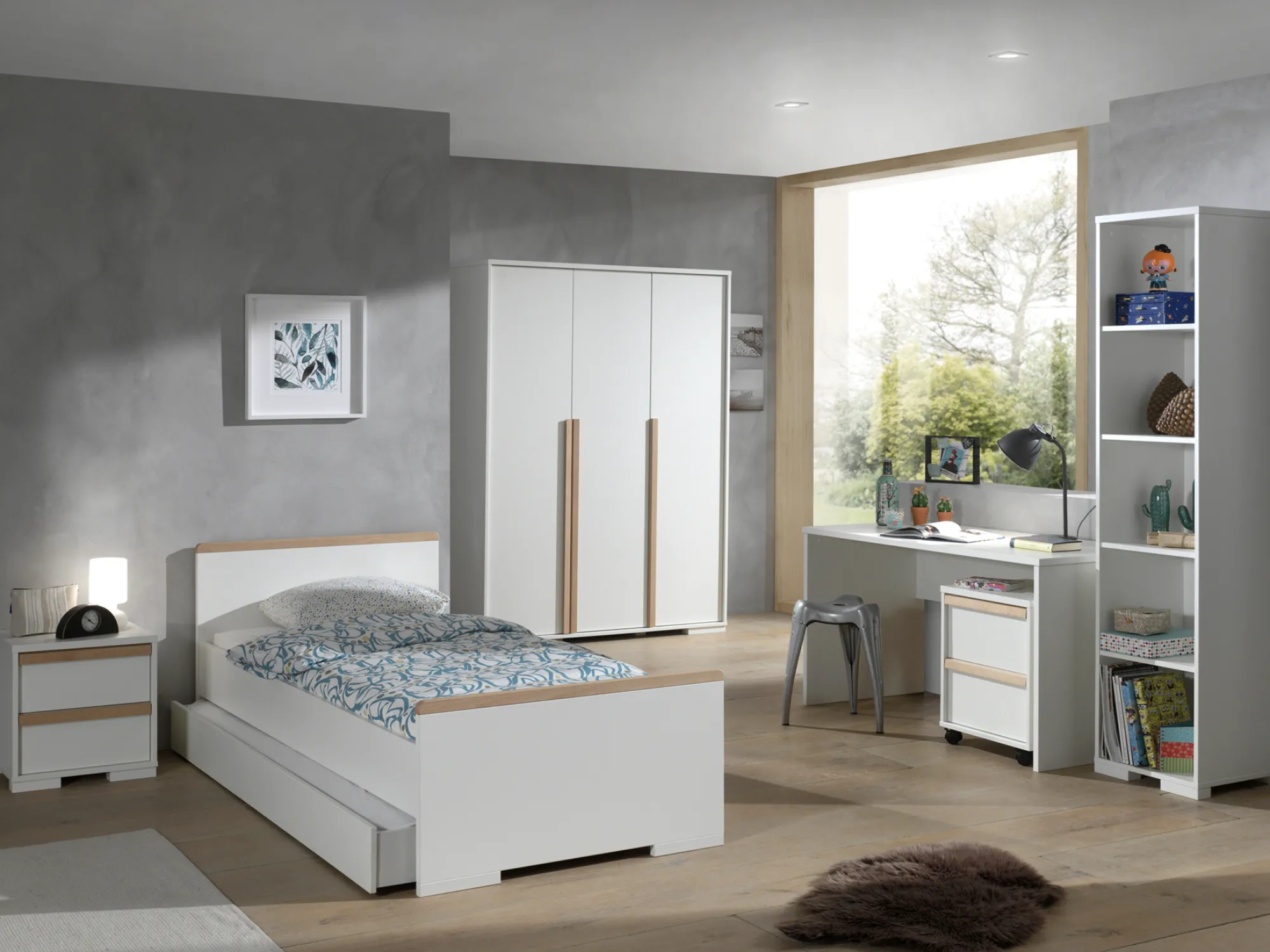Bundelvoordeel Kinderkamers^Huisenthuis Bundelvoordeel Dex Wit