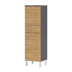 Bundelvoordeel Badkamers^Huisenthuis Bundelvoordeel June Antraciet/Eiken